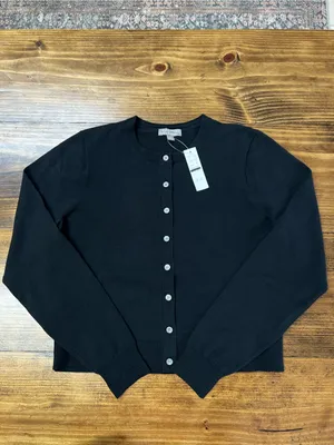 J. Crew Jackie cardigan in Black Size Medium NWT thumbnail 2