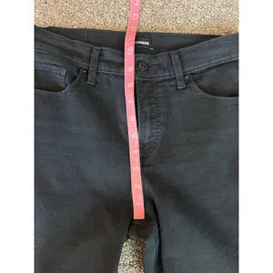 Express Mid Rise Black Skinny Jeans Size 6R Stretch Denim Pants thumbnail 4
