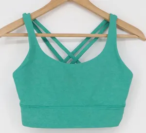 Lululemon Sports Bra Womens N/A Free to Be Serene Teal Green Strappy Excellent thumbnail 1