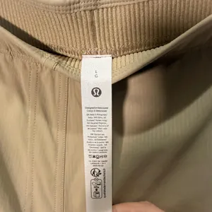 Lululemon Dance Studio Slim Fit HR Flare‎ Pant Khaki Tan Ruched Size L thumbnail 4