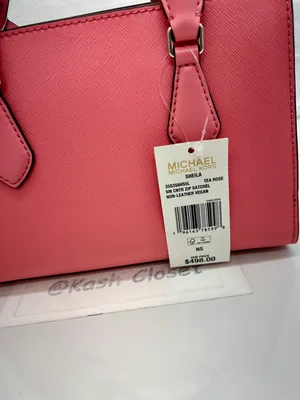 Satchel Sheila Small Leather Center Zip Purse Women's Bag Tea Rose thumbnail 3