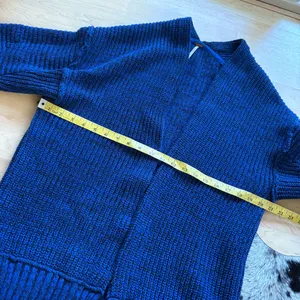 FREE PEOPLE High Hopes Blue Knit Cardigan Women’s Size‎ XS thumbnail 7
