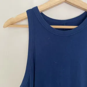 a new day blue sleeveless summer sundress casual rayon spandex‎ size small thumbnail 3