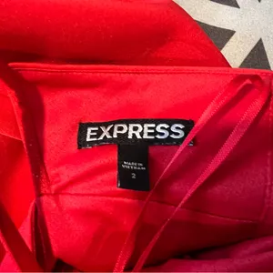 Express Red Asymmetrical Wrap Style Strappy Cutouts Mini‎ Dress Size 2 thumbnail 9