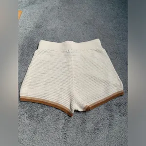 Fore knit shorts cream white and brown small thumbnail 6