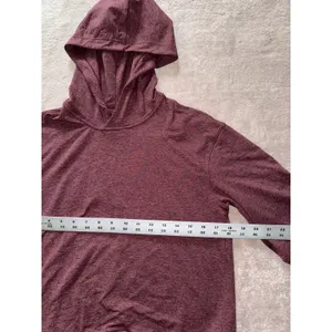 Lululemon Sweater Womens Red Lead The Pack Hoodie Rulu Fabric Run size 4 thumbnail 5