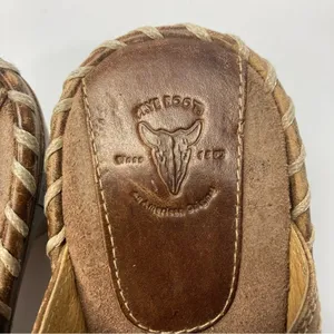 Vintage Frye‎ Charlotte ring leather mules clogs size 7 thumbnail 7