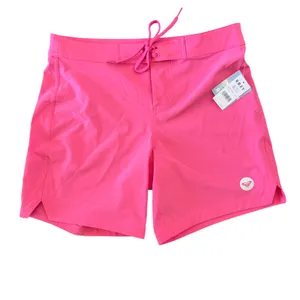 NWT‎ Roxy Womens Sunset Board Shorts Pink 7" Inseam Quick Dry Swim Shorts Small thumbnail 4