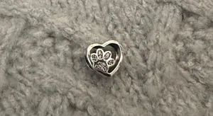 Pet Bracelet Charm 925 & CZ Silver thumbnail 2