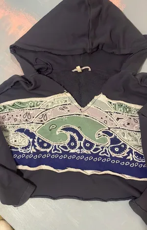 Free People Bandana Hoodie! thumbnail 1