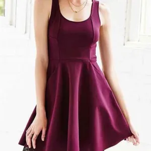 Kimchi Blue‎ Fit & Flare Skater Dress Burgundy Small thumbnail 6