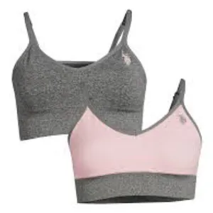 U.S. Polo Assn. bra set pink & gray size‎ XXL thumbnail 1