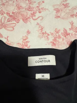 Aritzia Black Babaton Contour Long Sleeve Top  thumbnail 2