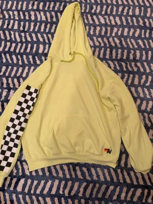 Yellow Aviator Nation Hoodie thumbnail 1