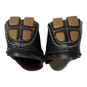 Banana Republic Black Pebbled Leather Slip-On Loafers thumbnail 5