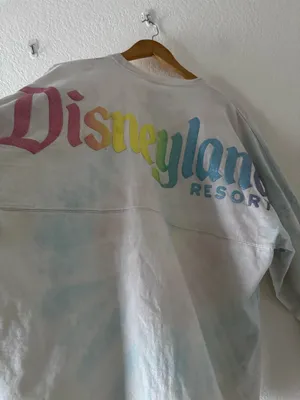 Disneyland Resort Spirit Jersey Pastel Tie Dye Rainbow Glitter Puff Print medium thumbnail 6