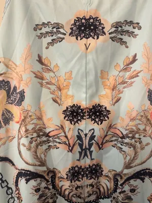 NEW Printed Slip Dress with Sheer Duster Sz M thumbnail 6