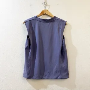 Athleta Seasoft Tank Sweatshirt In Periwinkle‎ Size Small thumbnail 6