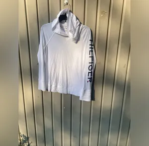 Tommy Hilfiger Sport White Hoodie long sleeves size large pre owned thumbnail 6