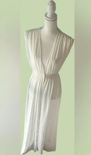 Forever 21 Soft Cream Women's Robe thumbnail 2
