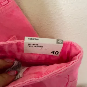 Zara the boogie pant super wide leg mid-rise full length Jeans PINK NEW 40 US8 thumbnail 10
