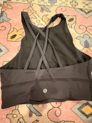 Lululemon Sports Bra Black 6 Women’s thumbnail 2