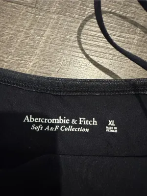 Abercrombie & Fitch Black Faux-Leather Bodysuit with Spaghetti Straps thumbnail 2