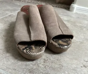 Free People Gray  mules thumbnail 6