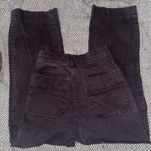 Everlane Black Organic Cotton Wide Leg Pants thumbnail 2
