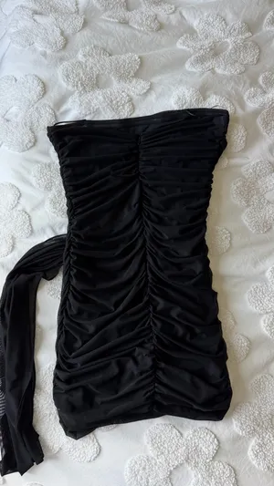 Amanda Uprichard Mini Black Sleeveless Dress thumbnail 3