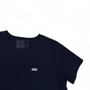 Figs navy blue Women’s Zamora Joggers Catarina Top scrub thumbnail 3