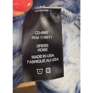 NWT Anthropologie Amadi Strapless Tie Dye Maxi Dress Whimsy Tiered Size‎ Large thumbnail 7