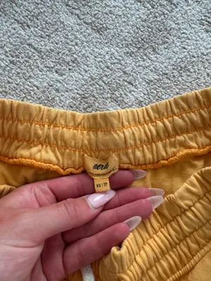 Aerie Orange Sweat Shorts thumbnail 2