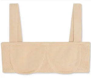 We Wore What Danielle Bernstein  Sweater bralette crop top thumbnail 1