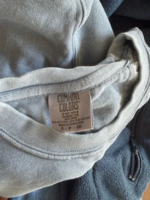 Comfort Colors Garment Dye Crewneck Sweatshirt "Sweetwater Valley Farm" - Size small thumbnail 2