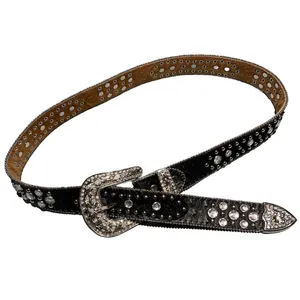 Blazin Roxx Barrel Racing RHINESTONE Western Bling‎ Belt - SZ Large D8 thumbnail 2
