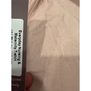 Kindred Bravely Everyday Maternity & Nursing Pocket T-shirt Dusty Pink Sz L NWT thumbnail 7