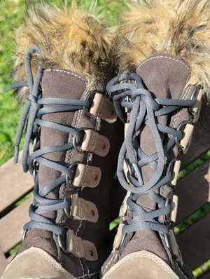 SOREL Womens Joan of Arctic Waterproof Boot Camel Fur Brown Suede Size 7 US thumbnail 8