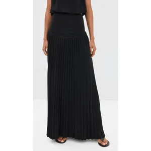 Lioness Field of Dreams Black 2 Piece Muscle Top Foldover Maxi Skirt Set Small thumbnail 4