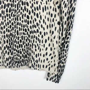 J Crew Mercantile Animal Print Pullover Crew Neck Sweater Top Xs thumbnail 7