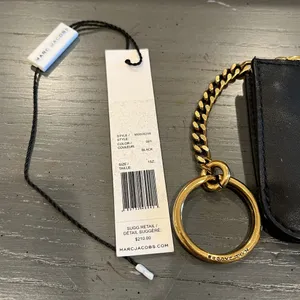 Marc Jacobs Black Coin Card Key Pouch Wallet thumbnail 7