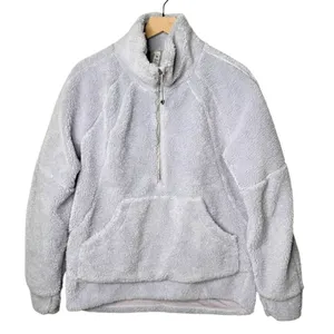 Lululemon Scuba Oversized Fleece Funnel Neck Half Zip Lilac Purple Size XS/S thumbnail 2