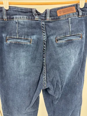 Rock & Roll Denim Women's Blue Boot Cut Jeans 30x34 med wash western high rise thumbnail 3