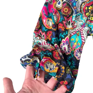 Johnny Was Multicolor Paisley Maxi Dress thumbnail 7