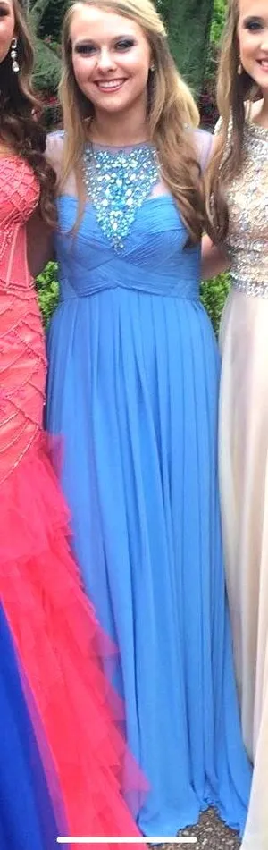 Nordstrom blue prom dress thumbnail 2
