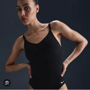 Nike Swim Water Texture Women's V-Neck One-Piece thumbnail 1