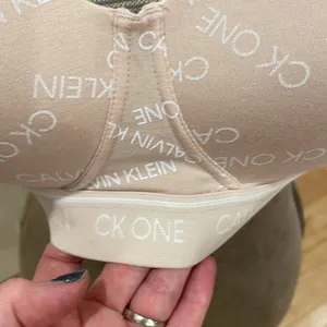 Calvin Klein CK One lightly lined pinkish/beige adjustable strap bra thumbnail 10