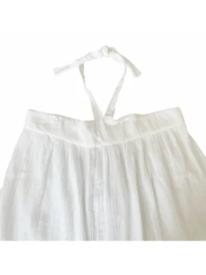 Pilyq Ava Top 100% Cotton Waterlily Size Medium Large Coastal Neutral Gauze Boho thumbnail 3
