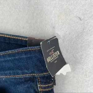 Hollister Stretch Dark Wash Denim Skinny‎ Jean thumbnail 5