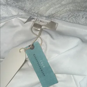NWT Anthropologie X Flat White Plunge Slim Maxi Dress White Pace Halter Neck 3X thumbnail 11